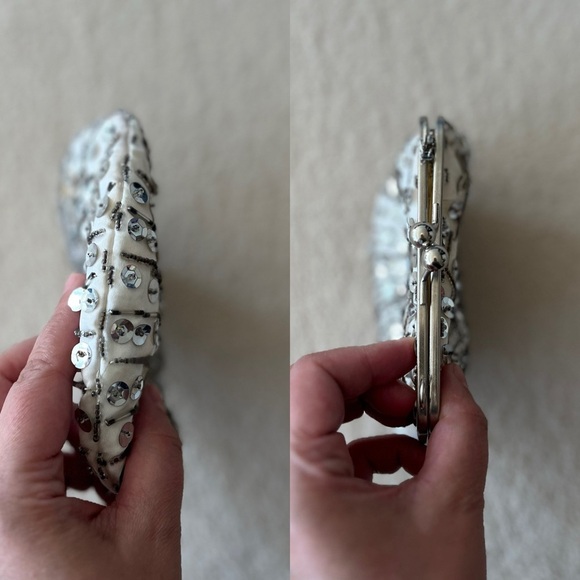 Vintage 1950s Sequin Beaded Clutch - Picture 7 of 14